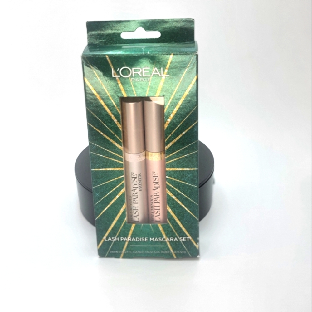 L Oreal Paris Voluminous Lash Paradise Mascara and Primer  Blackest Black